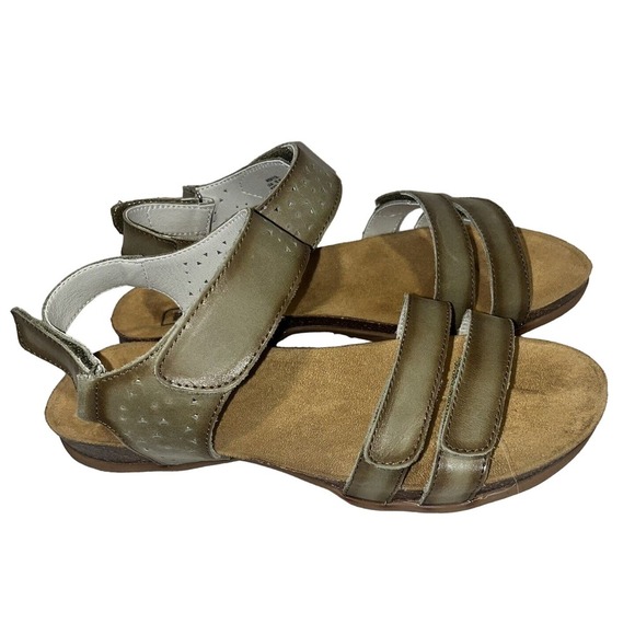 Propét Shoes - Propet Sandal Women's Size 10 Moss Neutral Leather Farrah